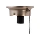 3-1 4 In  Brushed Nickel Glass Shade Holder Kit For Ceiling Light Fixtures 04864