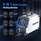 250a Aluminum Mig Welder  6 In1 Large Led Display 110v 220v Multi Process Welder