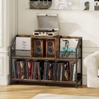43  Vinyl Record Storage Holder  Large Record Player Table  Holds Up To 400