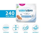 Waterwipes Sensitive  Baby Wipes 99 9  Water Unscented Hypoallergenic 240ct 4pk