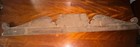 Antique Hand Carved Wood Pediment 46x7 Tall European Architectural
