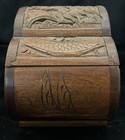 Carved Chinese Chest With Brass Hardware