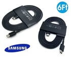 Original Samsung Galaxy S24 S23 S22 S21 5g Usb-c 6ft Super Fast Charge Cable Lot