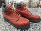 Vintage Ladies Red Wing Super Sole Boots Model 1607 Brown Leather Size 9 5 B