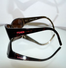 Rare Fendi  zucca Print  Girl s Sunglasses Pink brown Case cloth Kids Fs303 214