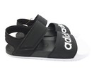 Adidas Adilette Slides Black White Men s 12 Sandals Unisex Comfort Strap New