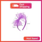 Pphtony 80s Lace Headbands 4pcs Vintage No Headache Neon Bowknot Headband For Wo