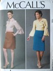 Mccall s 7245 Misses  Dress W blouse   Skirt Look Sewing Pattern Sz 6-14  14-22