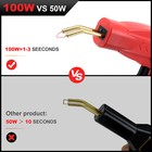 100w Plastic Welder Kit Soldering Tool Car Bumper Repair Welding Gun 600 Staples