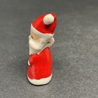 Holt Howard Vintage 1958 Porcelain Mini Santa Closed Eyes 1 75 