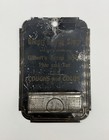 Antique Gilbert   s Drug Store Pine   Tar Cough Syrup Display Sign Tin Litho