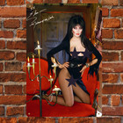 Elvira  Mistress Of The Dark  Metal Poster Art Man Cave Bar Decor Tin Sign