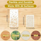 19 Pcs Reusable Mixed Layering Pattern Stencils Set For Diy Crafts Painting