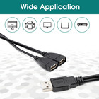 Usb 2 0 A Male To 2 Dual Usb Female Jack Y Splitter Hub Power Adapter Cable Lot