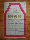 Rare Vintage Haig Blended Scotch Whisky - Pub Bar Beer Towel Breweriana