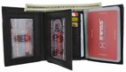 Swiss Marshall Men s Rfid Blocking Premium Leather Classic Trifold Wallet New