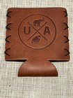 Koozie Alabama Crimson Tide Embossed Leather Drink Cooler Can Holder