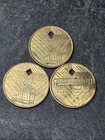 3 Token Lot 1979 Vintage New York City Subway Token  75th Anniversary 1904-1979 