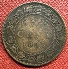 Canada 1903 Bronze 1 Cent  Edward Vii  Km  8