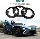 3pcs For Polaris Slingshot Wheel Rings Bracket Dyi Led s Raw Aluminum Ring Light