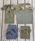 Lot Of 4 Original Ciso Magazine Pouches For Montangards Cidg Sog Cia Rigger Made
