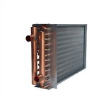 12x12 Water To Air Heat Exchanger  1  Copper Ports W  Ez Install Front Flange