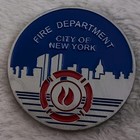 Ladder-8 Tribeca New York Fire Department Ghost Busters Challenge Coin Fdny  Pin