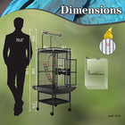 Large Bird Cages For Parrots bird Flight Cage For Parakeets cockatiel Cage For B
