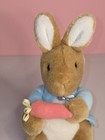 Vtg Beatrix Potter Peter Rabbit Frederick Warne Eden Plush Bunny W Carrot 7 5  T