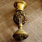 Antique Victorian Brass Door Knob Rosette Ornate Set Hardware Bronze  Cast Old