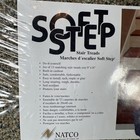 Vintage New Natco Soft Step Cushion Carpet Stair Treads Camel Brown 8x18  Set 13