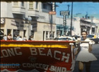 Long Beach Band Southern California Parade Girls 8mm Home Movie Film Reel B563