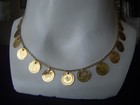 1808-1839 Islamic Arabic Ottoman Turkey Authentic 17 Gold Coin Necklace Rare   