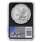 2025  w   1 American Silver Eagle Ngc Ms70 Er Black Label Retro Core