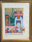 Persian Illuminated Manuscripts 19th C  Three Handpainted Religious Two-sided 