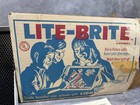 Hasbro Lite-brite Vintage 1985 Peg Art Set W  Box Templates Refill Mpn 5466