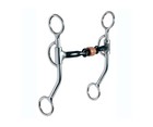 Reinsman 776 All Around Curb Bit For Horse - 3-piece Sweet Iron Snaffle Copper