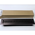 Signature Hardware 226199 Contemporary Steel Floor Register - 2-1 4 X 14 -bronze