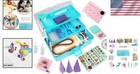Deluxe Quilling Kit Blue - 840 Paper Strips  Crimper  Electric Pen  Organizer