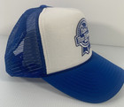 Pabst Blue Ribbon  Beer Trucker Hat Retro 80   s Style Cap Unisex Blue white Pbr