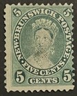 Travelstamps  New Brunswick Stamp Scott  8 - 5 Cent Used Lc