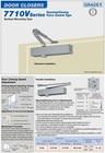 Newstar Doorclosers 7710vseries Parallel Installation