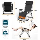 Naizea Patio Zero Gravity Camping Chair Lounge Chair Recliner Folding   Mattress