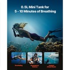 Mini Scuba Diving Tank Kit 2pcs 0 5l Oxygen Tank Portable Diving Lung Full Kit