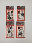 1978 Kiss Rockstics Complete Set 4 Dimension Weld Stickers Peter Gene Ace Paul
