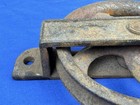 C 1895 Barn Door Floor Guide Roller  Rides On Half Pipe Track Prevents Swinging
