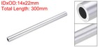 6063 Aluminum Round Tube Bar 22mm Od 14mm Inner Dia 300mm Length Tubing