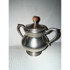 1960s Pewter Royal Holland Coffee Set Set- 2 Pieces