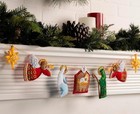 Bucilla Felt Applique Garland Kit Nativity Perfect For Diy Arts And Crafts
