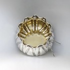 Antique 900 Silver Sack With Rope Candy nuts Or Trinket Bowl Cup